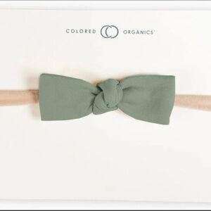 Colored Organics | Cotton Dainty Bow in Thyme